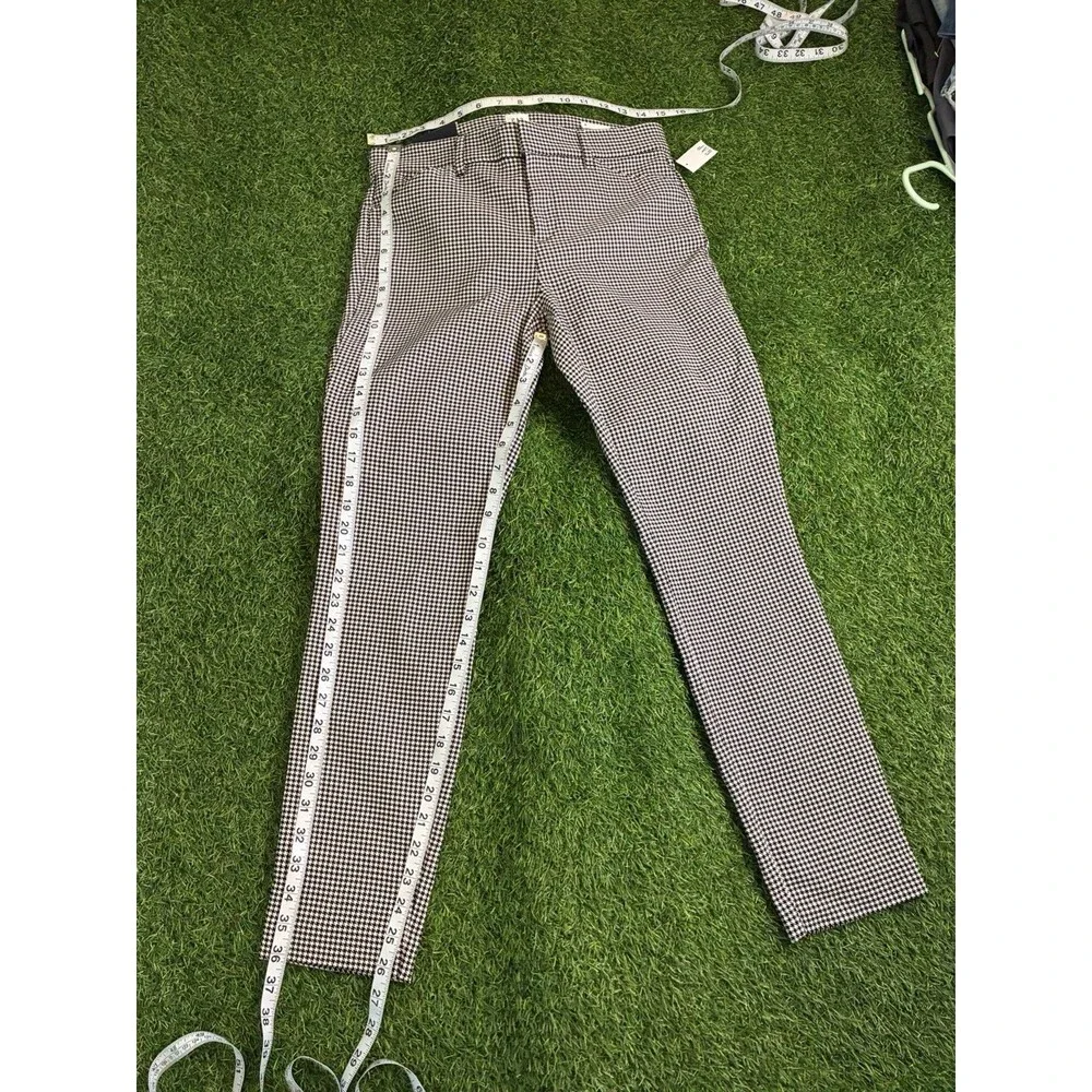 GAP Signature Skinny Ankle Pants Women’s Size 6 NWT Black White Houndstooth